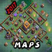 New Base Maps for Clash of Clans 2017 icon
