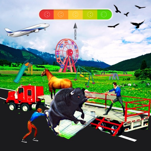 Farm Animal Race 3d Truck Game icon