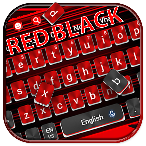 Classic Black Red Keyboard Theme icon