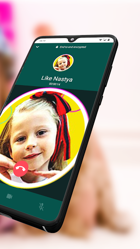 Like Nastya Video Call and Chat Simulator Free App screenshot 2