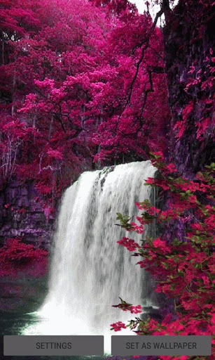 Waterfall View Beauty LWP screenshot 1