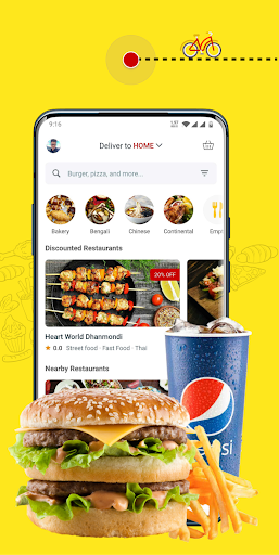 eFood - Express Food Delivery screenshot 1