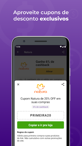 Cuponomia: Cupons e Cashback screenshot 3