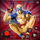 grand superhero city battle street crime fighter icon