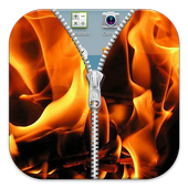 Fire Screen Zipper Lock Free icon