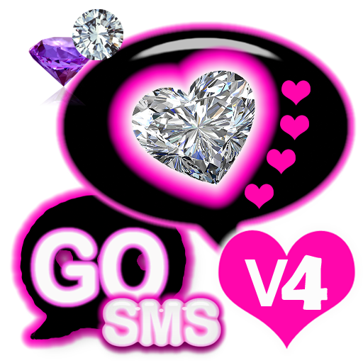 Sparkle Heart Theme for GO SMS icon