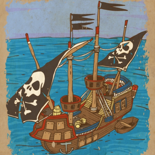 سفينة القراصنة - The pirate ship icon