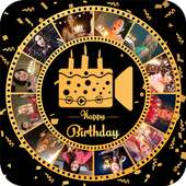 Birthday Photo Video Maker with Music:Video Editor