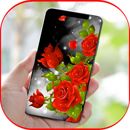 Rose Live Wallpaper, 3D 4K Wallpapers GIF icon