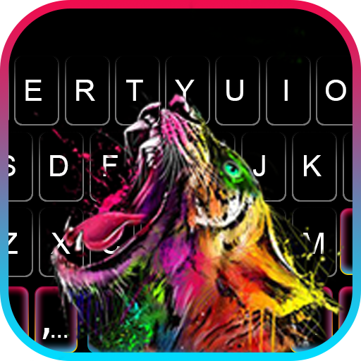Wild Tiger Roar Tema de teclado icon
