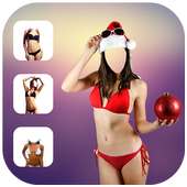 Bikini body swimming photo montage-sexy princess