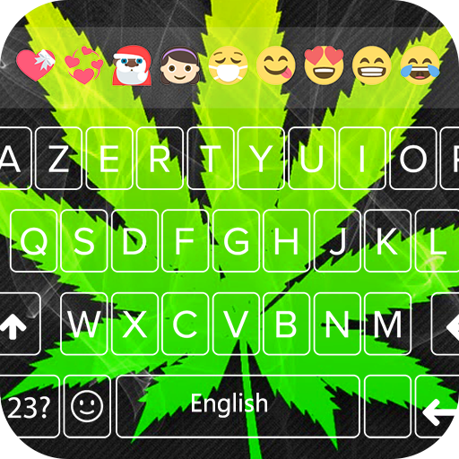 Weed Emoji Keyboard - weed Emoji keyboard theme icon