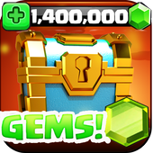 Gems of chest clash royal free icon
