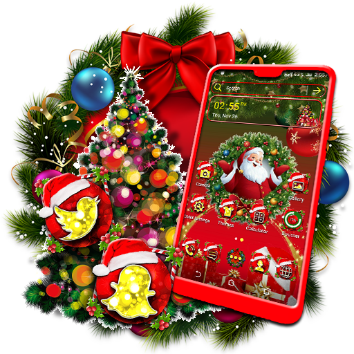 Merry Christmas Santa Theme icon