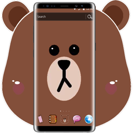 Brown Bear Cartoon Theme icon