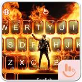 Live 3D Fire Flame Keyboard Theme on 9Apps