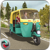 Simple 3 Wheeler Driving icon