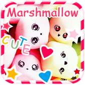 Cute Marshmallow Cartoon Theme for android free on 9Apps