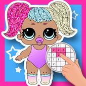 Pixel Dolls: Coloring By Numbers icon