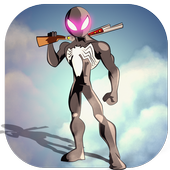 Gun Spider Hero Fire icon