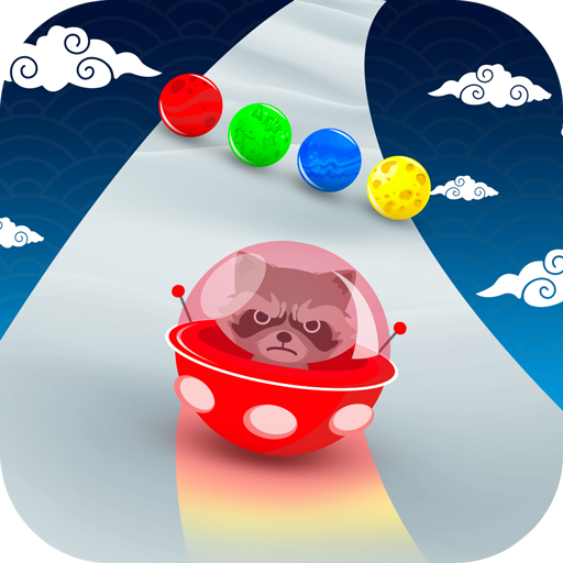 Space Road: color ball game icon