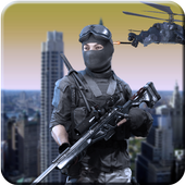City sniper shooting 3D: City crime FPS game icon