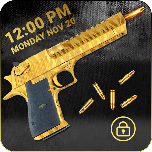 Pistol Gunfire Screen Lock icon