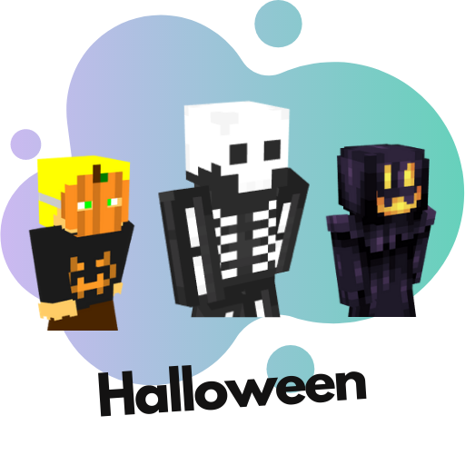 Skin Halloween for Minecraft PE أيقونة