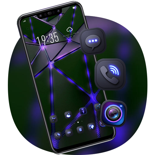 Abstract technology lighting theme REDMI Y2 icon