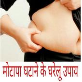 मोटापा घटाने के घरेलू उपाय आइकन