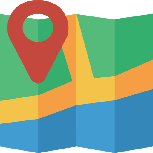 Places in a direction icon