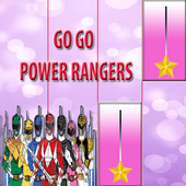 Go Go Power Rangers Piano Tiles icon