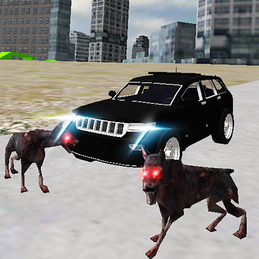 Real 4x4 Jeep Drive City Dogs icon