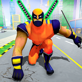 Amazing Rope Police- Flying Robot SuperHero icon