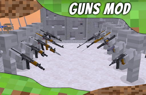 Mod Guns for MCPE. Weapons mod screenshot 2