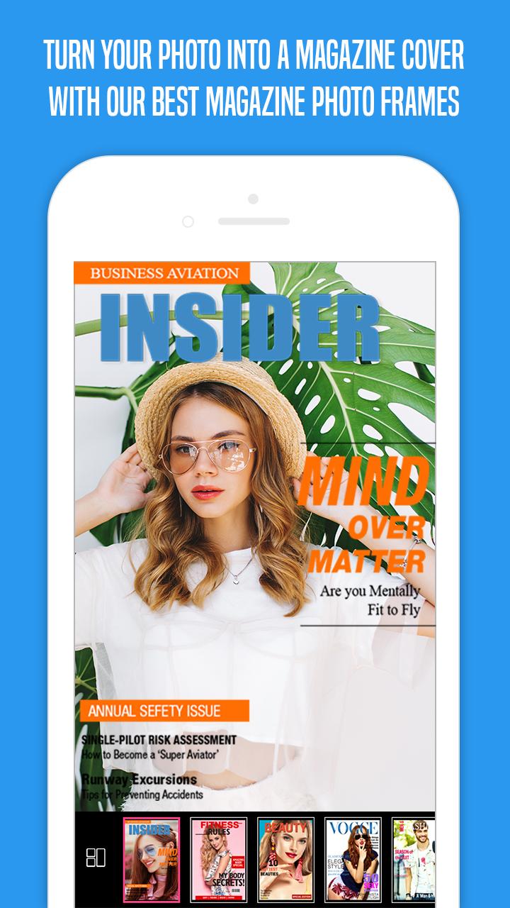 Magazine Photo Frames FX screenshot 1