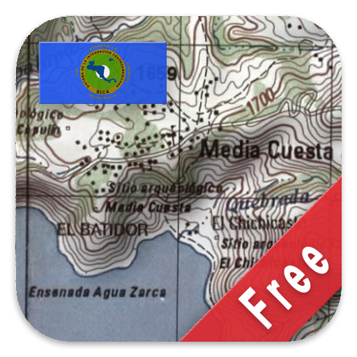 Central America Topo Maps icon