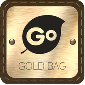 Gold Bag Go Keyboard icon