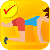 Home workout Fitness at home icon