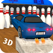 Car Bowling Master-Realistic Car Driver Stunt icon