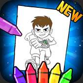 Ben ten Coloring 10 Aliens