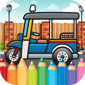 Car Coloring Painting Drawing icon