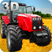 Farm Tractor 3D Simulator icon