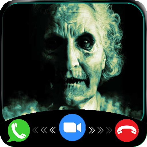 Terrifying Granny's Fake video Call Simulator أيقونة