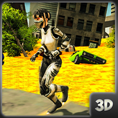 Ninja Girl City Rescue Mission : Lava Floor icon