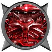 Red Iron Wolf Keyboard theme icon
