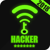 Wifi Hacker Password Simulated icon