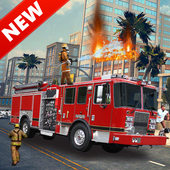 Rescue Fire Brigade Simulator - FireFighter Games icon