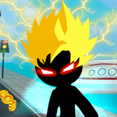Super Warrior's stickman: power shadow escape icon