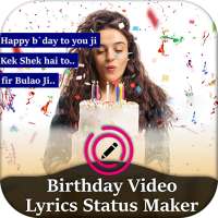 My Photo Birthday Lyrical Video Status Maker